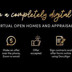 Virtual open homes and appraisals